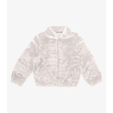 Imagem de Jaqueta Feminina Plus Size Com Pelo Secret Glam Bege, Plus G4, Bege