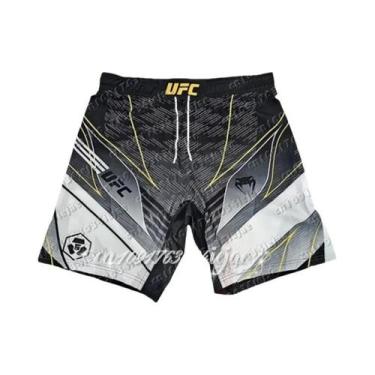 Imagem de Shorts Masculinos 4XL Com Estampa 3D Respirável Para Boxe UFC, Esporte