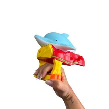 Imagem de Pistola De Brinquedo Golfinho Lança Água Punho Criança - Auther