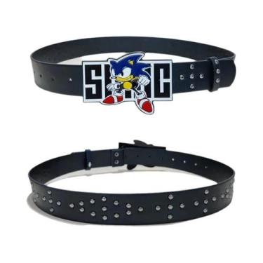 Imagem de Cinto Preto Cropped Com Studs Para Homens E Mulheres, Estilo Harajuku 