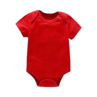 Imagem de Body sólido das macacões das meninas do bebê de 7 cores para meninos -