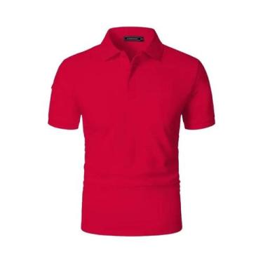 Imagem de Camisa Polo Masculina De Verão Oversized Com Tecnologia De Controle De