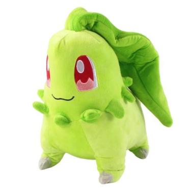Imagem de Chikorita de Pelúcia 20cm - Boneco de Pokémon