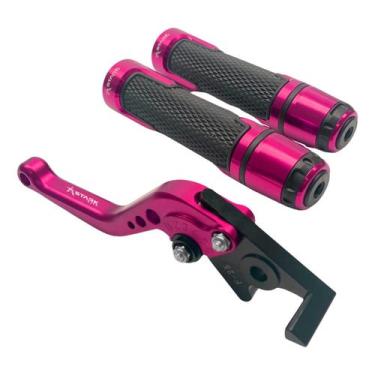 Imagem de Kit Manete E Manopla Pegasus Stark Moto Honda Biz 125 Disco - Stark Ra