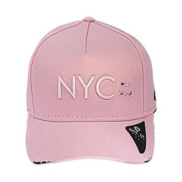 Imagem de Boné Aba Curva Bandeira New York City Premium Fitão Top-Unissex