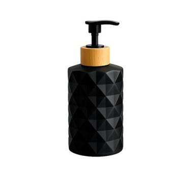 Imagem de Saboneteira Dispenser Frasco Lavabo Pia Banheiro Multiuso 350ml Porta 