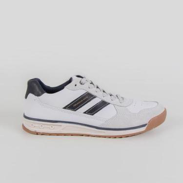 Imagem de Sapatênis Pegada Masculino 112504 Preto, Branco, Giz, 07, 42