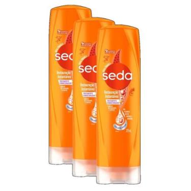 Imagem de kit 3 Condicionador Seda Restauracao Instantanea 325ML