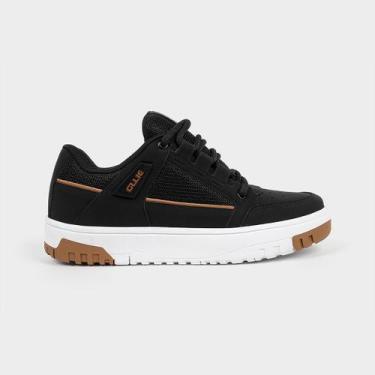 Imagem de Tênis Ollie Flip2 Masculino, 40, Preto, Branco
