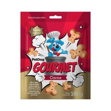 Imagem de Biscoito Pet Dog Gourmet para Cães Sabor Carne 180g