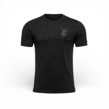 Imagem de Camiseta Corinthians Dry Jacquard Oficial Logo Tpu Em Gel - - Coimbra,