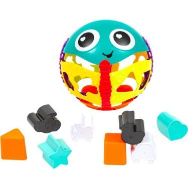 Imagem de Brinquedo Educativo Buba Bola de Atividades Colorido, Azul, Único