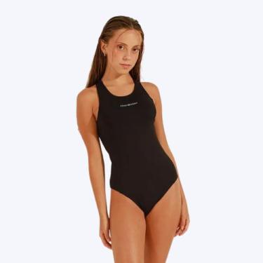 Imagem de Maiô Natação Preto Juvenil Feminino Poah Noah 54976, Preto, 20