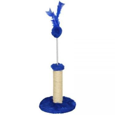 Imagem de Arranhador Poste Para Pets Gatos Redondo Pequeno em Pelúcia 18x18x23 c