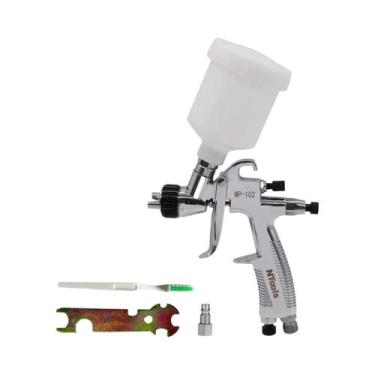 Imagem de Pistola De Pulverização Mini Para Reparos Automotivos Com Tanque De 12