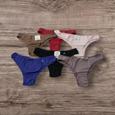 Imagem de Kit 6 Calcinhas Algodão Com Elastano Adulto be.my Cor:SortidaTamanho:G