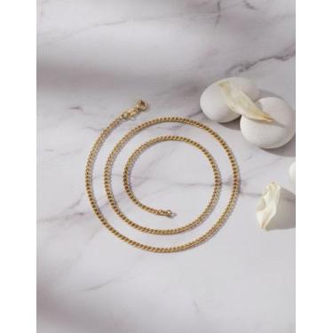Imagem de Tornozeleira Feminina Grumezinha 25 Cm Ouro 18k 750