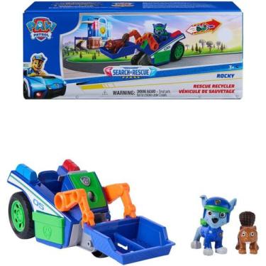 Imagem de Carrinho Patrulha Canina Com Boneco Search Rescue Rocky - Sunny