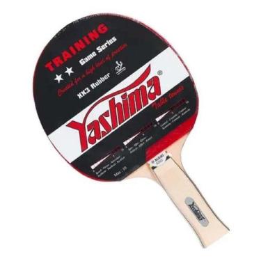 Imagem de Raquete Yashima Tenis de Mesa Borracha Lisa Com Esponja - Pt, Pto, Ver
