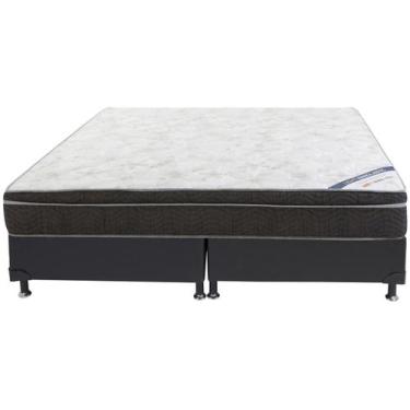 Imagem de Cama Box King (Box + Colchão) Ortobom De Mola  - 48cm De Altura Light