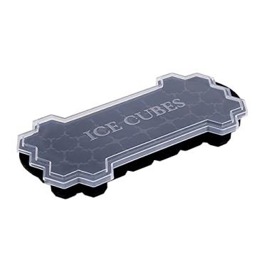 Imagem de Bandeja de cubo de gelo bandeja de cubo de gelo malha de silicone para frutas máquina de gelo faça você mesmo pequeno molde de cubo de gelo acessórios de cozinha quadrados para fazer uísque coquetel gelo café molde de cubo de gelo (cor: 26 grades)