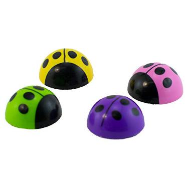 Imagem de Giggle Time Sortido de joaninha Pull Back Racer – (24) peças – cores brilhantes sortidas – para crianças, meninos e meninas, lembrancinhas de festa, sacolas de brindes, prêmios de carnaval