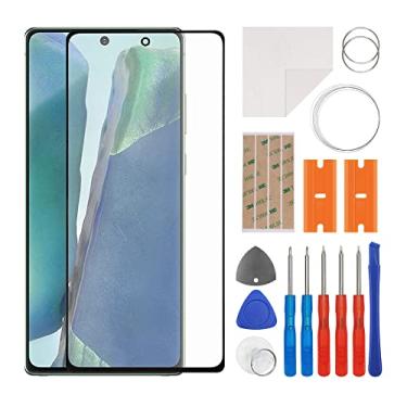 Imagem de SWARK Substituição da lente do painel externo de vidro frontal + OCA compatível com Samsung Galaxy Note20 Note 20 SM-N980 e Note20 Note 20 5G SM-N981 (sem tela LCD e digitalizador de toque) com kit de