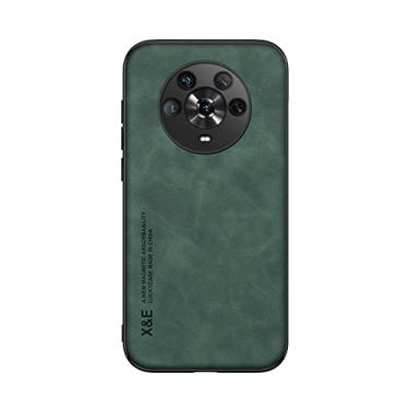 Imagem de Kepuch Silklike Capa para Honor Magic 4 - Case Placa de Metal Embutida para Honor Magic 4 - Verde