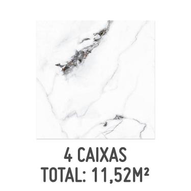 Imagem de Kit 4 Caixas de Porcelanato Capraia Lux 120x120cm Retificado com 2,88cm²