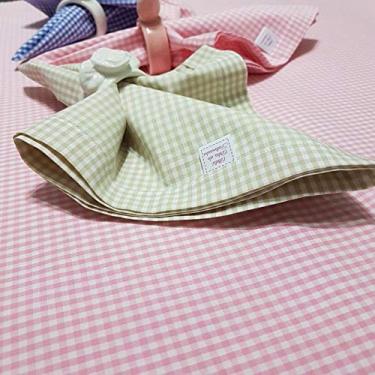 Imagem de Trilho de Mesa em Tricoline Fio Tinto Xadrez 1.36 x 0.42