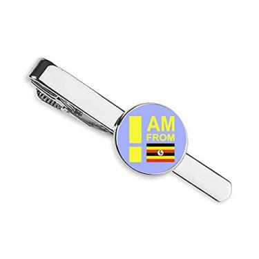 Imagem de Clipe de gravata I Am From Uganda para presente de homem de negócios