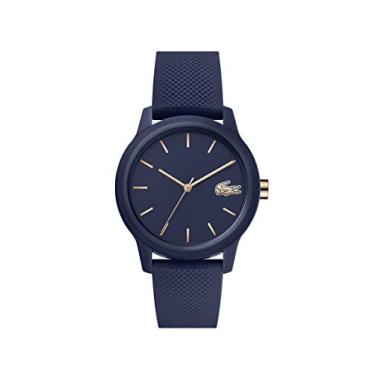 Imagem de Relógio Lacoste TR90 a quartzo com pulseira de borracha, azul, 17.2 (modelo: 2001067)