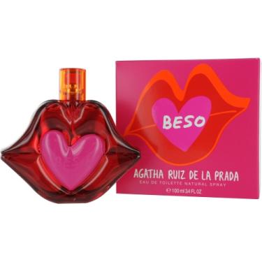 Imagem de Perfume Beso Edt Spray 3.113ml, Agatha Ruiz De La Prada, Aroma Floral e Frutado