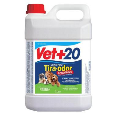 Imagem de Shampoo Vet+20 Tira Odor Herbal - 5 Litros