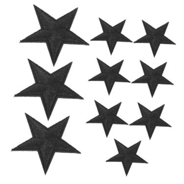 Imagem de Tofficu 30 Peças Remendo De Estrela De Cinco Pontas Para Roupas Mini Roupas Apliques De Ferro Remendos De Estrela Coloridos Remendo De Pentagrama De Ferro Em Camisas De Crianças