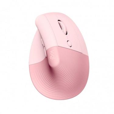 Imagem de Mouse Logitech Lift Rose Sem Fio Ergonomico - 910-006472