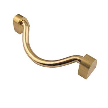 Imagem de Tratamento de superfície de aço inoxidável de qualidade do material, puxador de porta vintage simples, 2 peças, puxador de latão sólido, puxador de guarda-roupa, acessórios decorativos adequados para