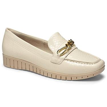 Imagem de Sapato Mocassim Fem Campesí Miletto Bege Claro L9163-0001 Tamanho:35;Cor:Bege
