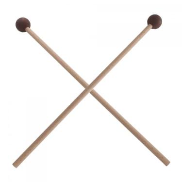Imagem de YIJU 2 peças varas de percussão marimba maletes 15.55 ''para iniciantes marretas de madeira xilofone para glockenspiel, xilofone, Café