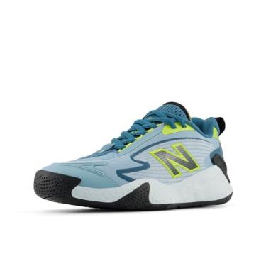 Imagem de New Balance Tênis feminino Fresh Foam X Ct-Rally V1 Hard Court, Pedreira Azul/Terrário, 8 Wide