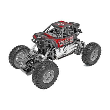 Imagem de Carrinho de Controle Remoto Rally Off Road Infantil Carro Aventureiro Suspensão 4X4 (Vermelho)