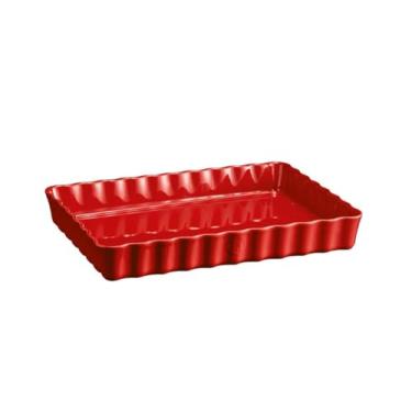 Imagem de Travessa Red Canelada Funda Emile Henry 24Cm