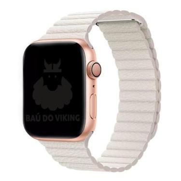 Imagem de Pulseira Loop Compatível com Apple Watch - Baú do Viking, 38-40, Branc