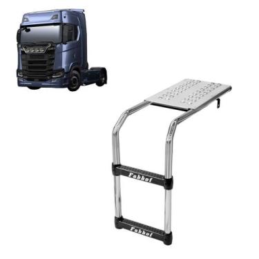 Imagem de Estribo Plataforma para Scania NTG P/G/R/S 2020 2021 Cromado - Fabbof