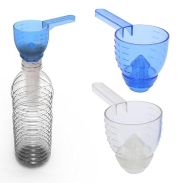 Imagem de Colher Multiuso, Colher Medidora Com Funil, Preparação de Proteína Em pó Sem Derramamento, Creatina, Fórmula para Bebês, Colher Medidora Com Funil de Escala Colher para pó