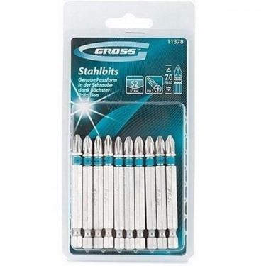 Imagem de Ponteira Para Parafusadeira Gross N2 X70Mm Com 10 Pecas 11378 - MTX