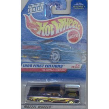 Imagem de Hot Wheels 1998 FIRST EDITION 635 purple '65 IMPALA LOWRIDER 8 of 40 1:64 Scale