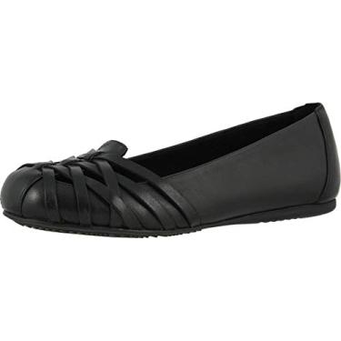 Imagem de SoftWalk Sapatilha feminina St Lucia Ballet, Preto, 7 Narrow