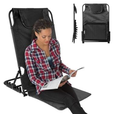 Imagem de AkiiGer Encosto de cama de elevação para cama sentado, cadeira de cama de leitura ajustável, suporte de descanso para levantar as costas para paciente, travesseiro de descanso de cama dobrável para