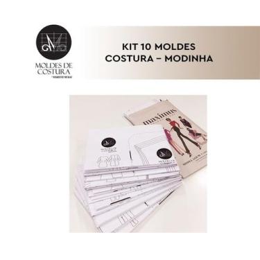 Imagem de Kit moldes modinha Marlene Mukai - 10 Moldes - EDITORA CLUBE DA COSTUR